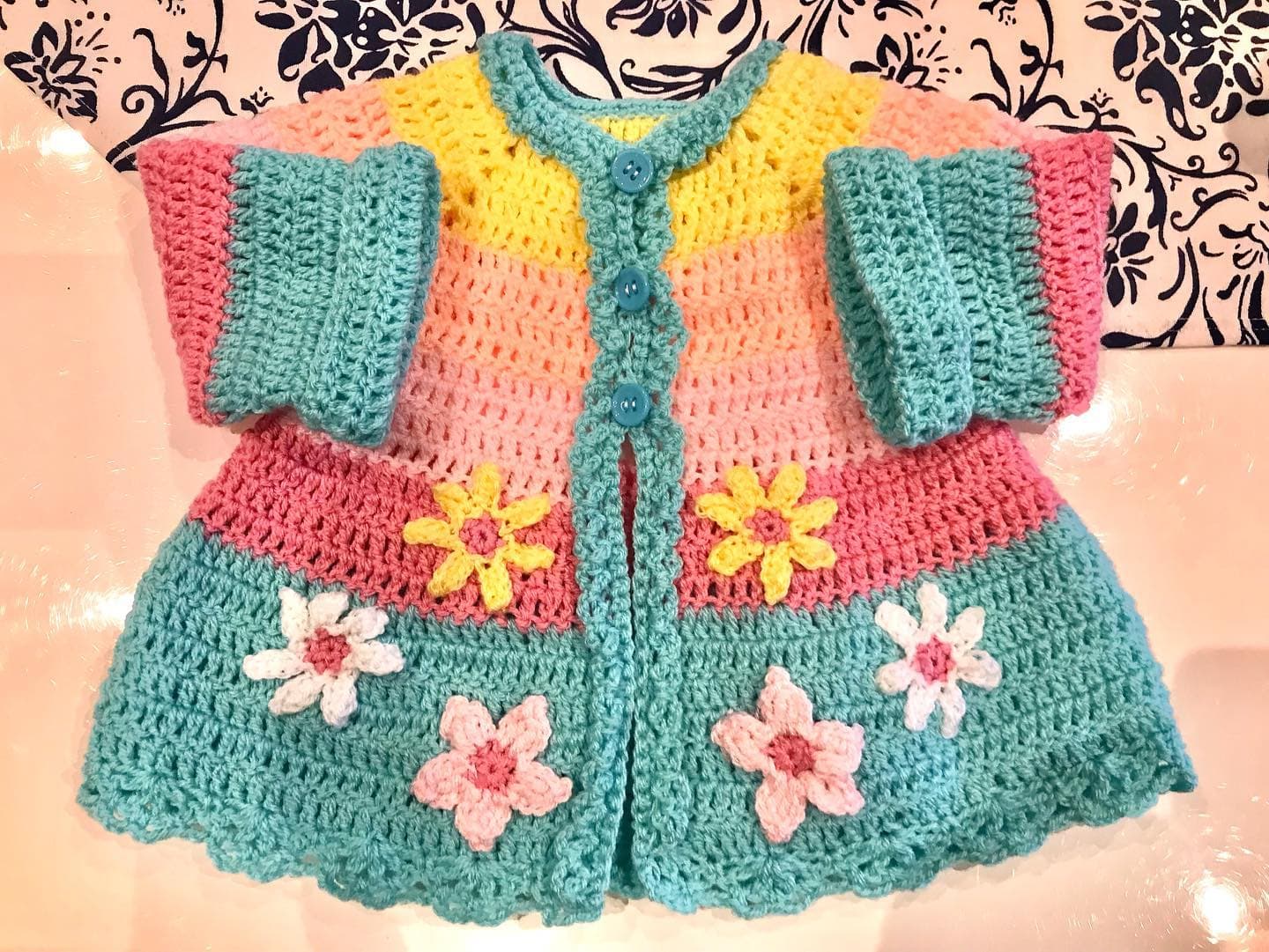 Sherbet Daisy Cardigan